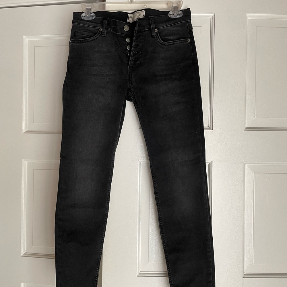 Free People Jeans, Black